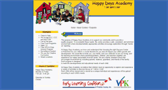 Desktop Screenshot of happydaysacademy.com